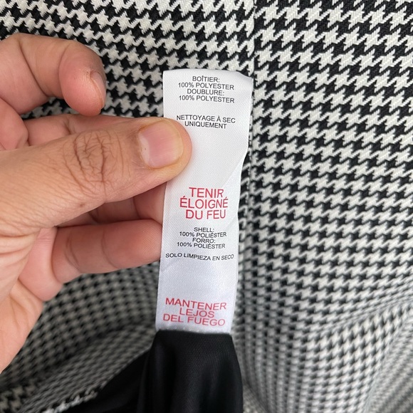 JASON WU Tweed Pattern Faux Wrap Blazer Dress Size Medium NWT - Picture 9 of 12